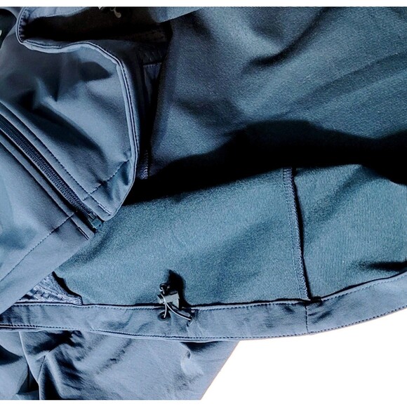 Kirkland Women's XL Green Soft Shell Jacket 4-Way Stretch Rain Wind Zip Pockets - Picture 5 of 8